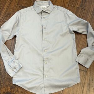 Calvin Klein Button Down Gray Size 16